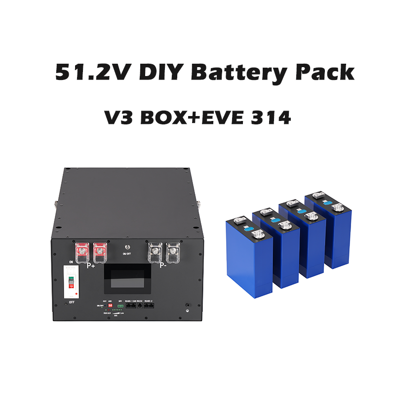 YIXIANG Stacked V3 JK BMS DIY Battery Box Kit（US Stock shipping time: