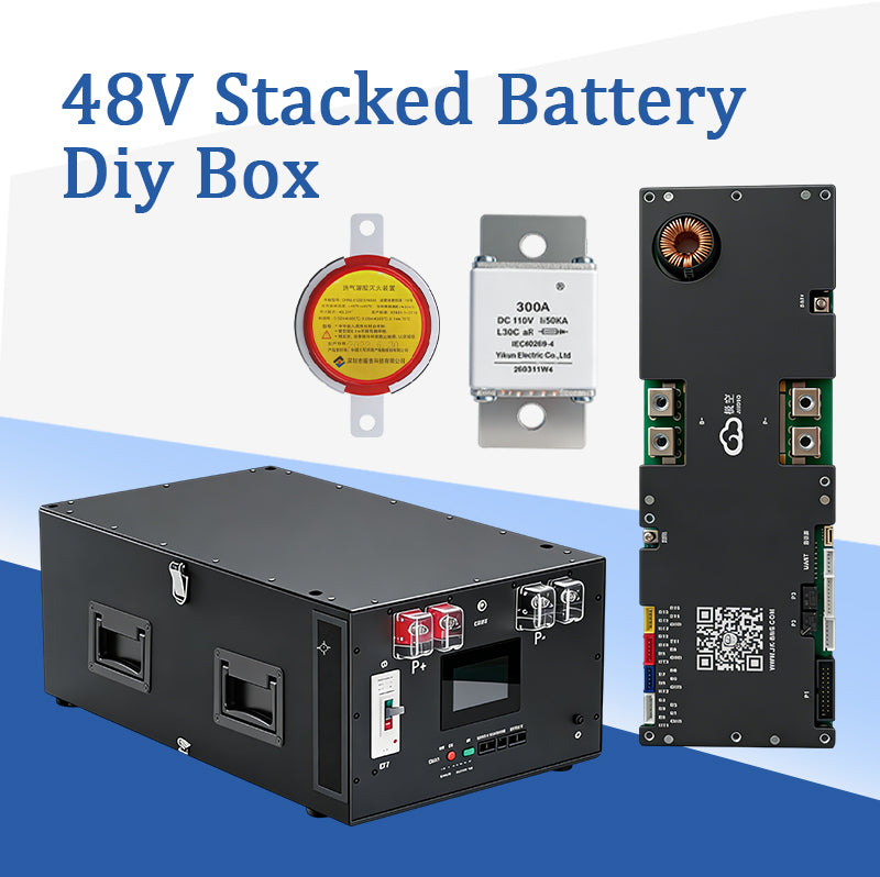 YIXIANG V3 Stacked Battery Box Kit With JK 200A BMS (US Stock Estimated shipping time: End of May)+16PCS EVE 314 MB31 Brand New Grade A Lifepo4 Battery Cell(US Stock Estimated shipping time: End of April)