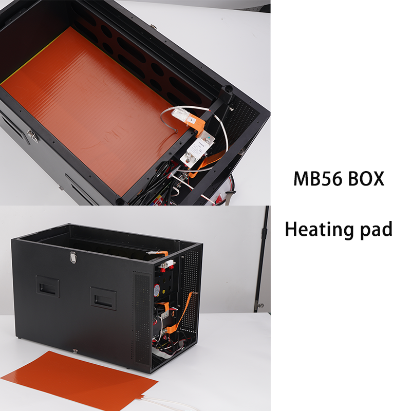 Heating Pad Silicon for MB56 DIY LiFePO4 Battery Pack Flexible Silicone Heater Pad Use for 48V 628Ah LiFePO4 KIT BOX