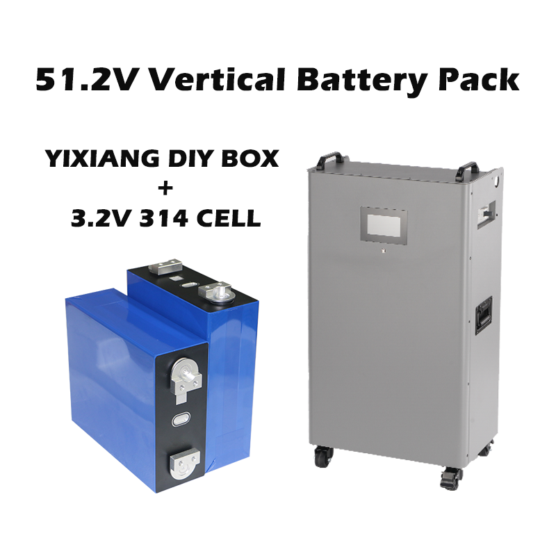 YIXIANG New Vertical JK BMS DIY Battery Box Kit(US Stock Estimated shipping time: Feb 15th)+16Pcs 314Ah Brand New Grade a Lifepo4 Battery(China Stock Shipping time 25~35 days)