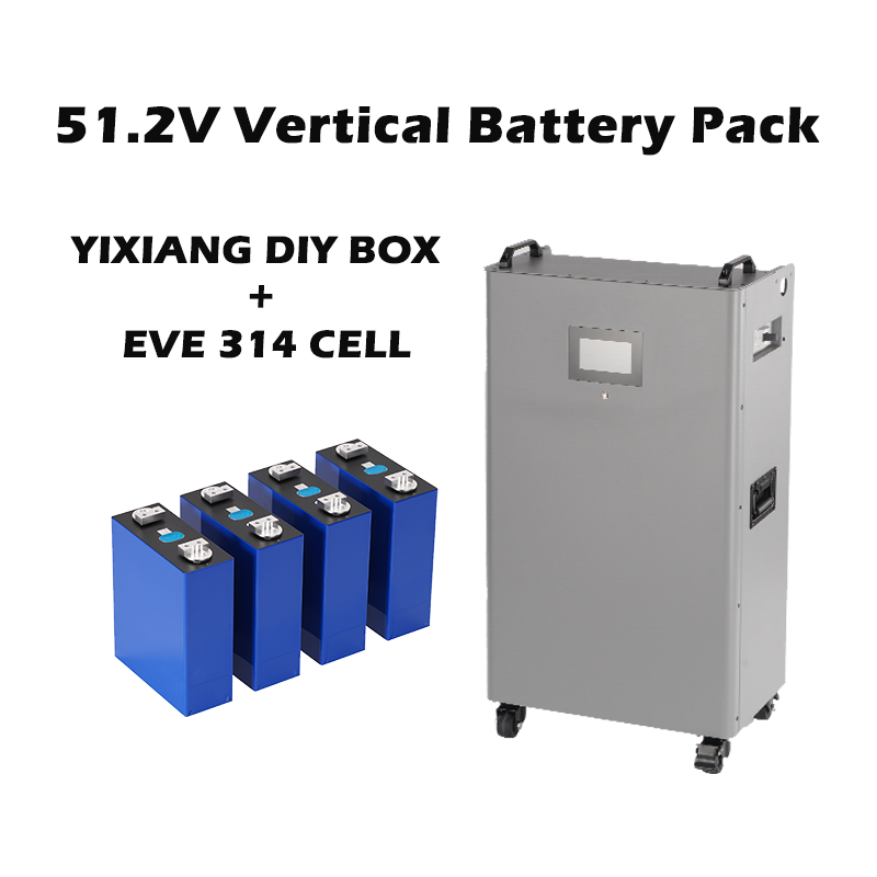 Pre-sale YIXIANG New Vertical JK BMS DIY Battery Box Kit(US Stock Estimated shipping time: Feb 15th)+16PCS EVE 314AH Brand New Grade A Lifepo4 Battery Cell(US Stock Estimated shipping time: Jan 25th)