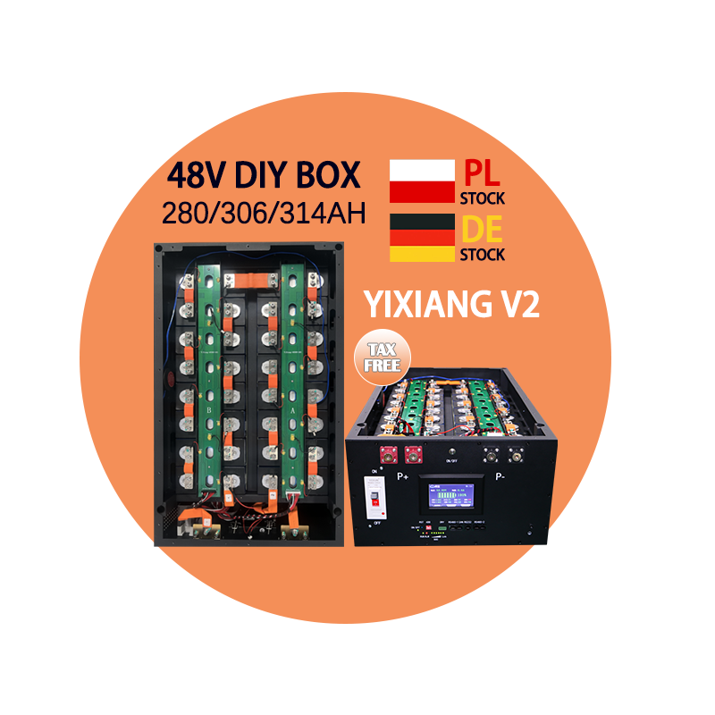 YIXIANG EU STOCK 48V LiFePO4 Battery Case JK 200A V19 BMS 16S 15kwh DIY Kit Battery Box