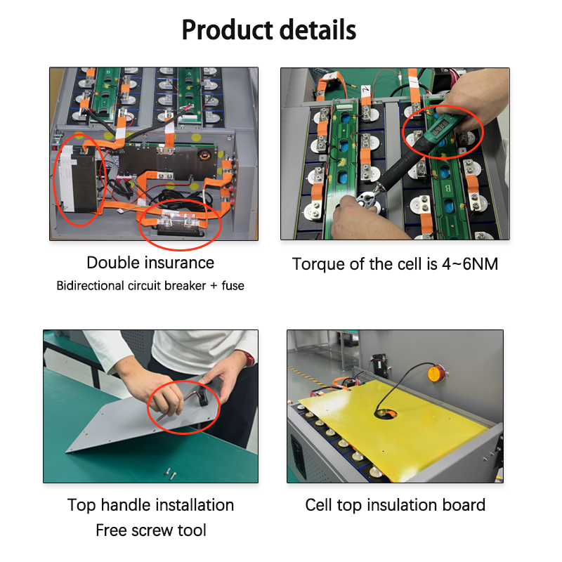 Pre-sale YIXIANG Pre-assembled Vertical 15kw DIY Lithium Battery Box Kit(US Stock Estimated shipping time: Aug 28th)+16PCS EVE 314AH Brand New Grade A Lifepo4 Battery Cell(China Stock)