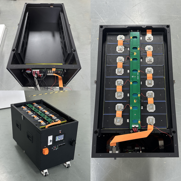 MB56 Box Lifepo4 Battery Case Bottom Trolley Rolling Base+Wheels MB56