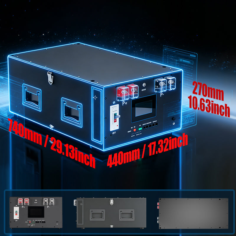 US Stock YIXIANG Y1 16KWH LiFePO4 Battery Box With YX 200A BMS WIFI function  (US Stock shipping time: 3~7 Days)