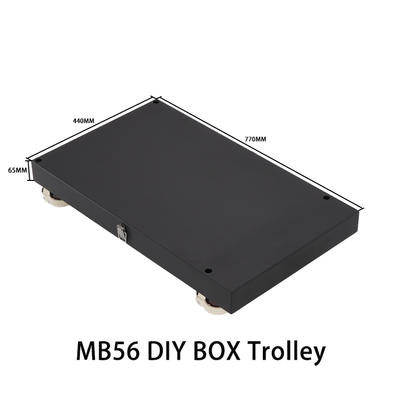 MB56 Box Lifepo4 Battery Case Bottom Trolley Rolling Base+Wheels MB56 Battery Rack Accessories