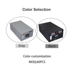 YIXIANG Pre-sale US Stock V2 Gray V19 BMS With Latest Screen 15kwh Lifepo4 Battery Box Stackable DIY Case(US warehouse, shipping time 3-7 days）