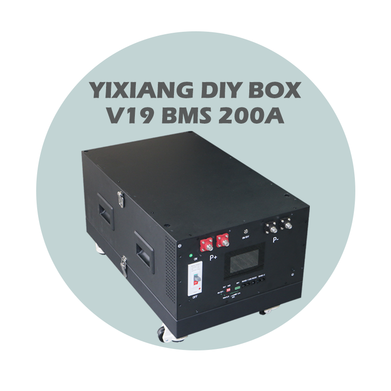 YIXIANG Pre-assembled Stacked V19 BMS DIY Lithium Battery Box Kit(US Stock Estimated shipping time: Oct 20th)+16PCS EVE 314AH Brand New Grade A Lifepo4 Battery Cell(China Stock Shipping time 25~35 days )