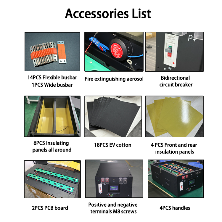 USA STOCK 48V Battery Diy Kit Box With JK 200A BMS for 280Ah 306Ah 314Ah LiFePO4 Battery Boxes -Including shipping costs