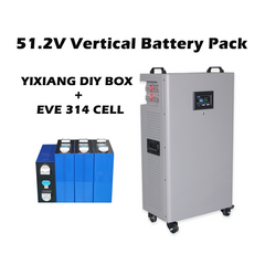 Pre-sale YIXIANG Pre-assembled Vertical V19 BMS DIY Lithium Battery Box Kit(US Stock Estimated shipping time: Oct 25th)+16PCS EVE 314AH Brand New Grade A Lifepo4 Battery Cell(US Stock Estimated shipping time: Nov 20th)