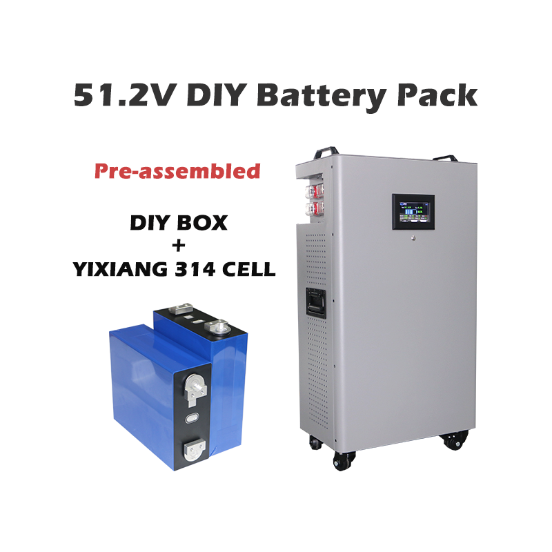 YIXIANG DIY Vertical Battery Box Kit with JK 200A BMS(US Stock Estimated shipping time:Dec 5th） +16Pcs 314Ah  Brand New Grade a Lifepo4 Battery(China Stock)