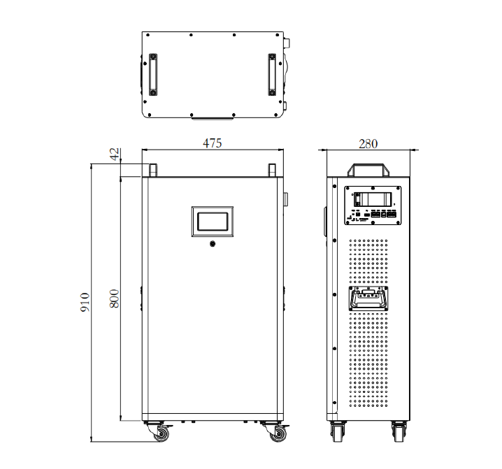 Pre-sale YIXIANG Pre-assembled Vertical V19 BMS DIY Lithium Battery Box Kit(US Stock Estimated shipping time: Oct 7th)+16PCS EVE 314AH Brand New Grade A Lifepo4 Battery Cell(China Stock)